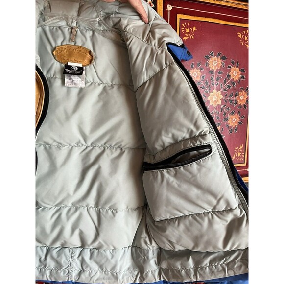 Rocky Mountain Featherbed Leather Down Gortex Ski Parka, Jacket ‘70’s Women’s XS - Picture 5 of 13